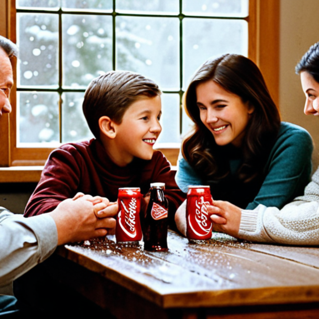 광고홍보사와 감성 중심 소비자 광고 - Nostalgic Christmas Coca-Cola Ad**

"A heartwarming scene of a family gathered around a fireplace du...