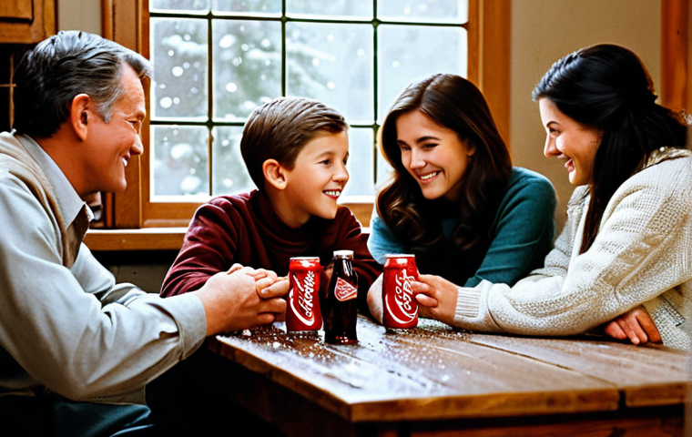 광고홍보사와 감성 중심 소비자 광고 - Nostalgic Christmas Coca-Cola Ad**

"A heartwarming scene of a family gathered around a fireplace du...