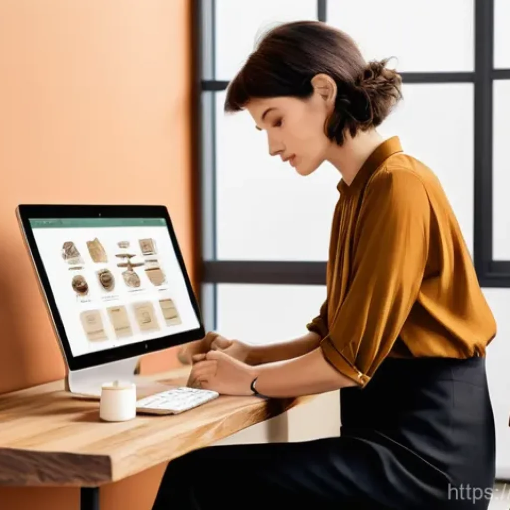 광고홍보사와 브랜드 로고 개발 - **Prompt 1: Crafting the Soul of a Coffee Brand**
    A skilled graphic designer, a woman in her lat...