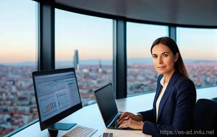 광고홍보사와 광고 리포트 작성 사례 - A charismatic Spanish male influencer, approximately 40 years old, with a genuine, friendly smile, d...