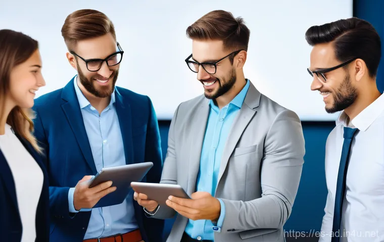 광고홍보사와 신규 광고주 발굴 - A professional, determined marketing executive, dressed in smart business casual attire, stands conf...