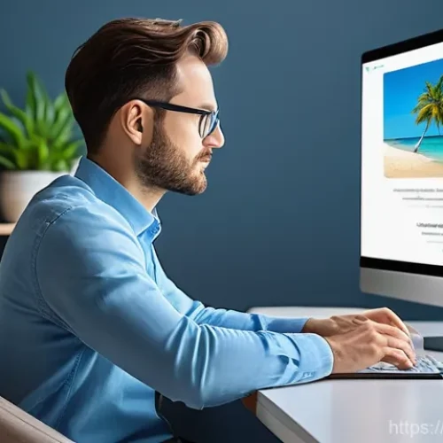 Home 21 광고홍보사와 광고 트렌드 분석 - **Prompt: Personalized Digital Experience**
"A person, visibly in their late twenties or early t...