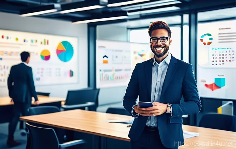 광고홍보사 경력직 이직 팁 - **Prompt 1: The Versatile Professional's Pivot**
    "A confident and diverse professional in their ...